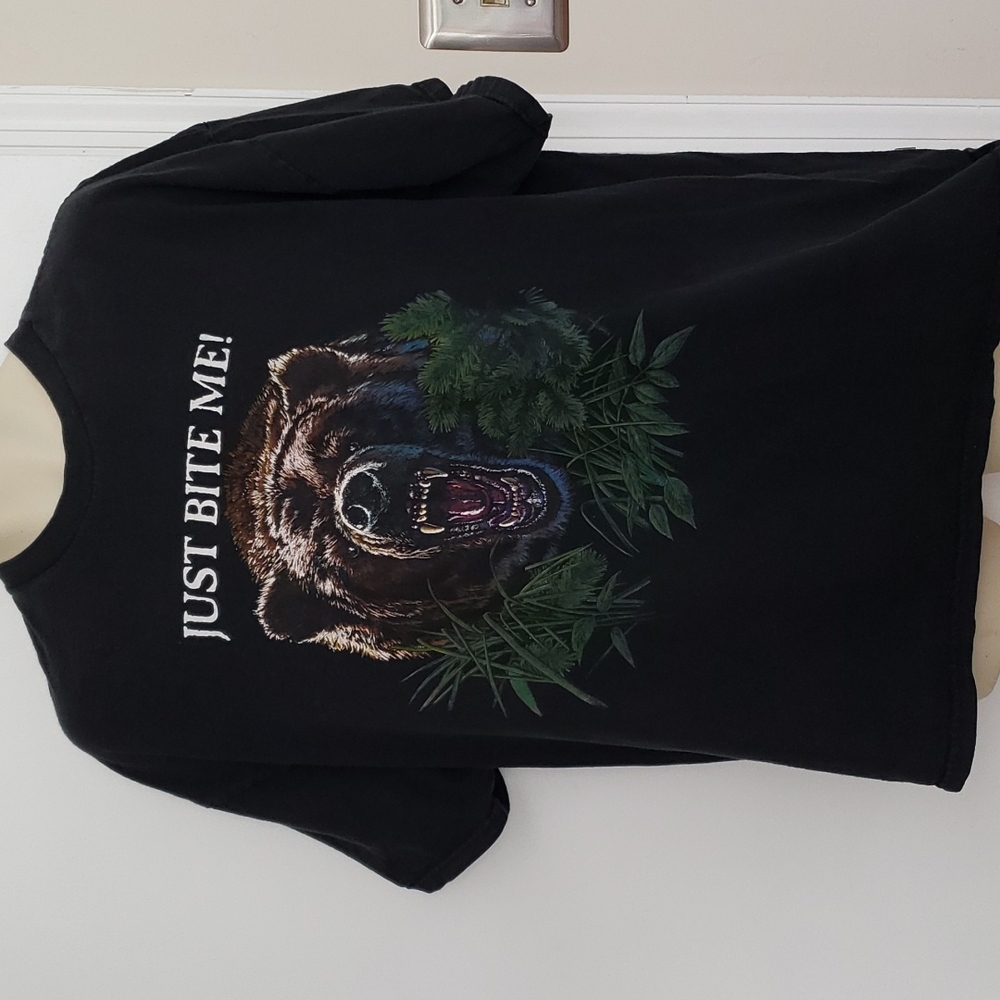 BITE ME Bear Shirt Size 2XL